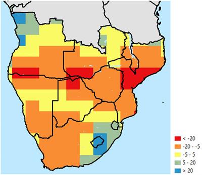 Using a Large Climate Ensemble to Assess the Frequency and Intensity of Future Extreme Climate Events in Southern Africa